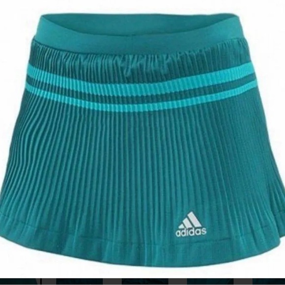 Adidas Adipure Teal Tennis Mini Skort size small - Picture 1 of 9